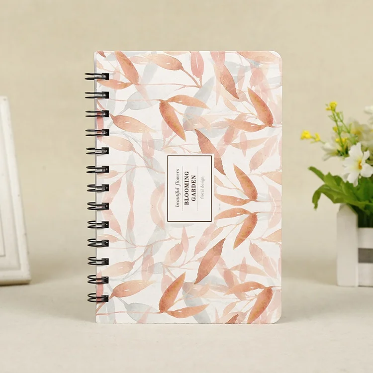 A5 notebook softcover school exercise notebook online printing Eye protection paper Spiral Paper Note Book Diary Journal