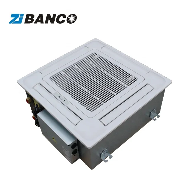 HVAC Chilled Water Duct Fan Coil Units, Ceiling Cassette Fan Coil Unit, CE Cassette Type Drain Pump Fan Coil Unit
