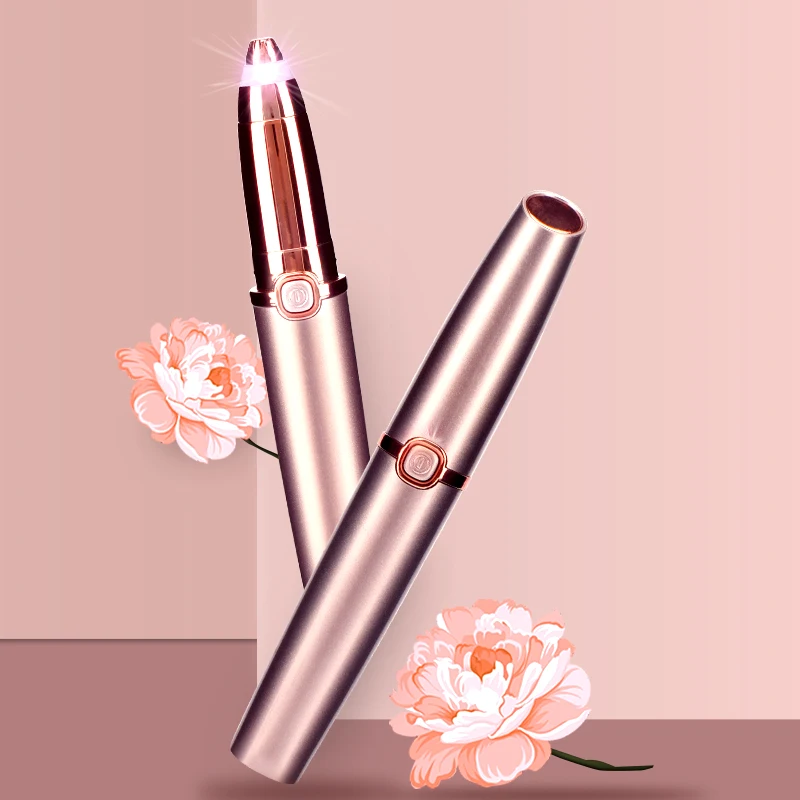 Electric Eyebrow Trimmer Makeup Painless Eye Brow Epilator Mini Shaver Razors Portable Facial Hair Remover Women depilator new
