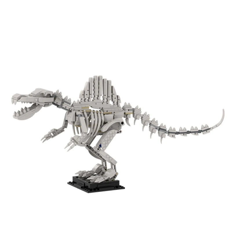 Goldmoc Dinosaur Building Blocks MOC-81227 Spinosaurus Skeleton Fossils Puzzle Building Blocks Sets