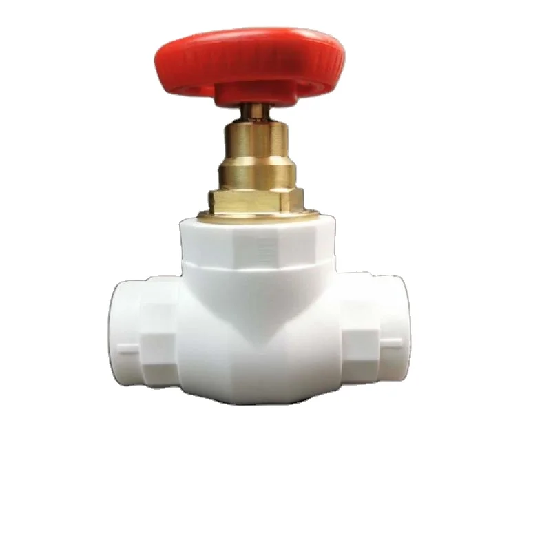 LINK-02-56  new design high quality PPR stop valve full bore flow valve cut valve
