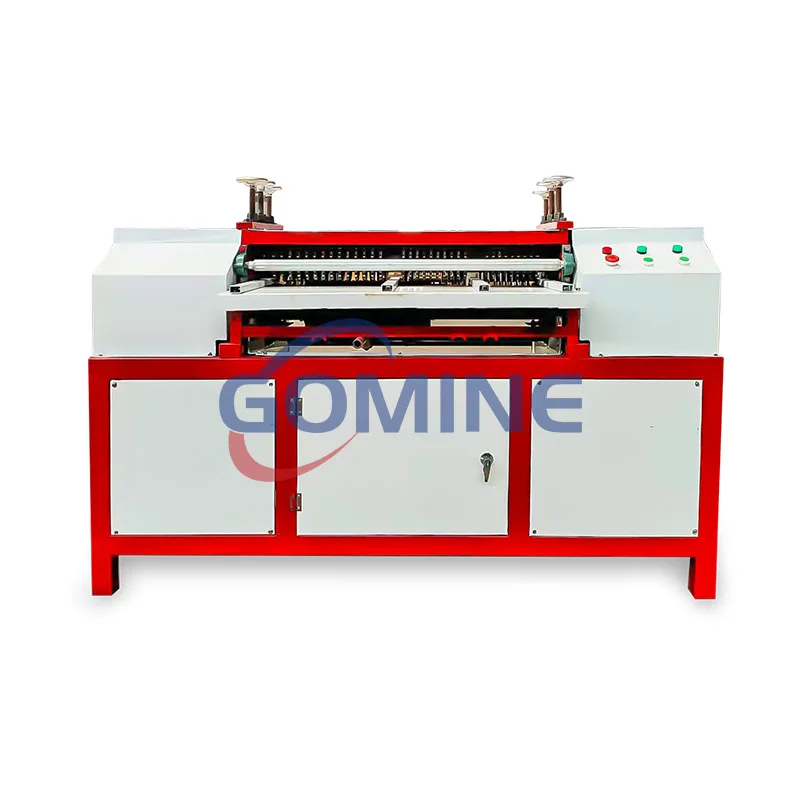 Raised Refrigerator Radiator Stripper Machine Automatic Copper Pipes Crushing and Radiator Separating Machine