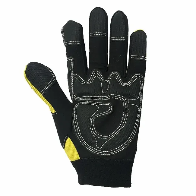 High Quality Anti-slip Impact Glove Mechanic Working Construction Reinforced Palm Safety  Touch Screen Gloves