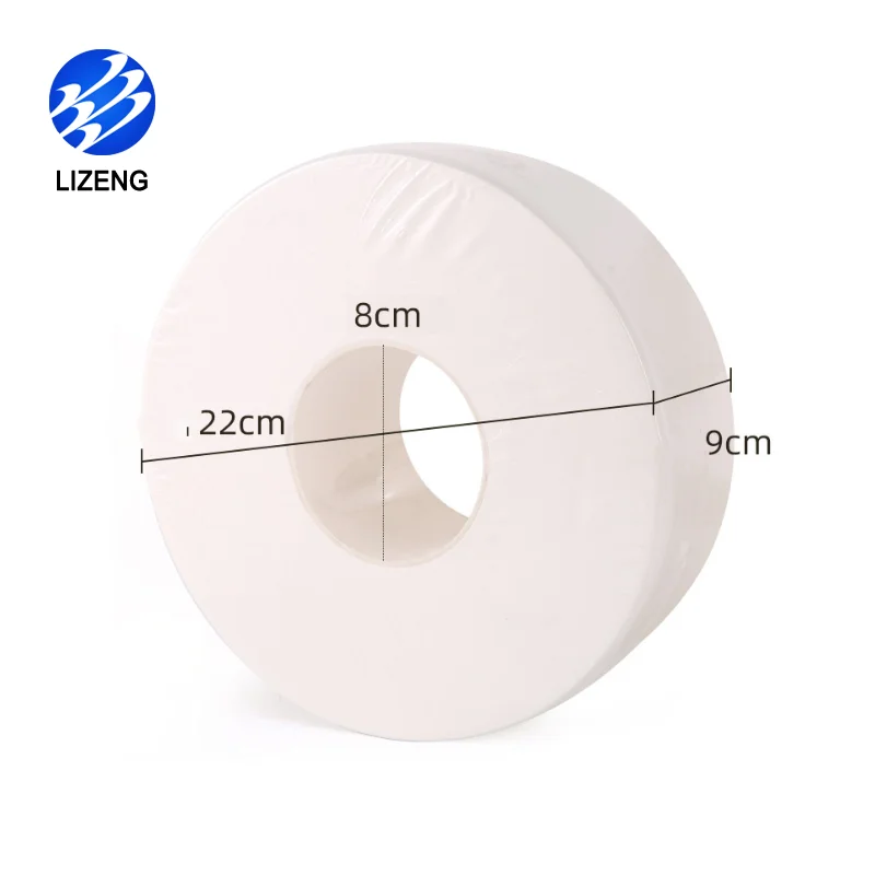 
Washroom Kitchen Use 4 Ply Recycled Pulp Eco Friendly Jumbo Roll Toilet Paper 