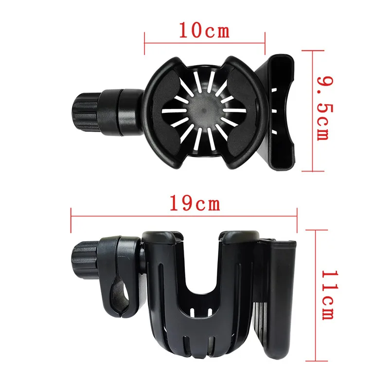 New 2-in-1 baby stroller   accessories  baby bottle baby carriage mobile phone stand accessories Kettle cup holder cup holder