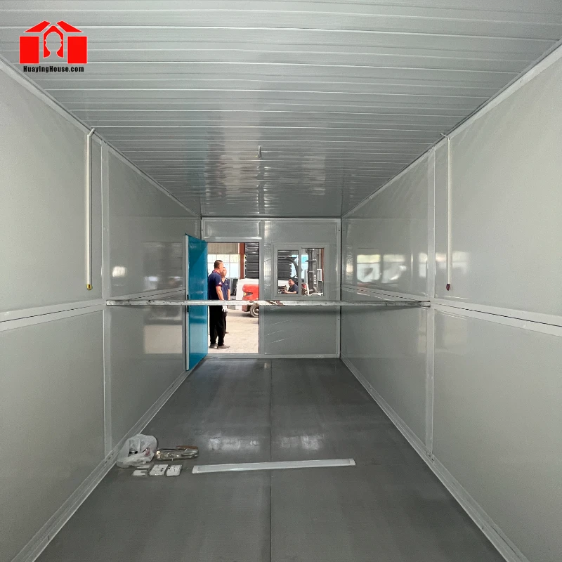 China Portable Modular 20ft 40ft Folding Mobile Container Fast Foldable Flat Pack Prefabricated Tiny House Office Hotel Steel