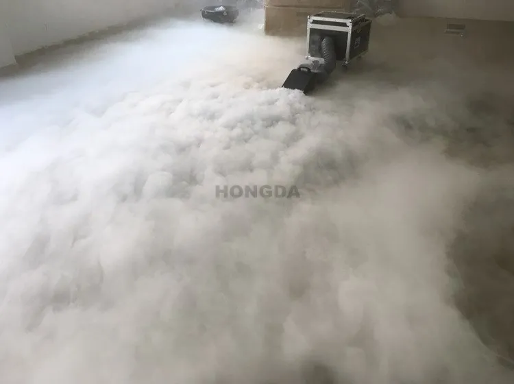 3000W Low Lying Fog Machine Water Base Dual Output Ground Smoke Machine For Stage Wedding Disco Party