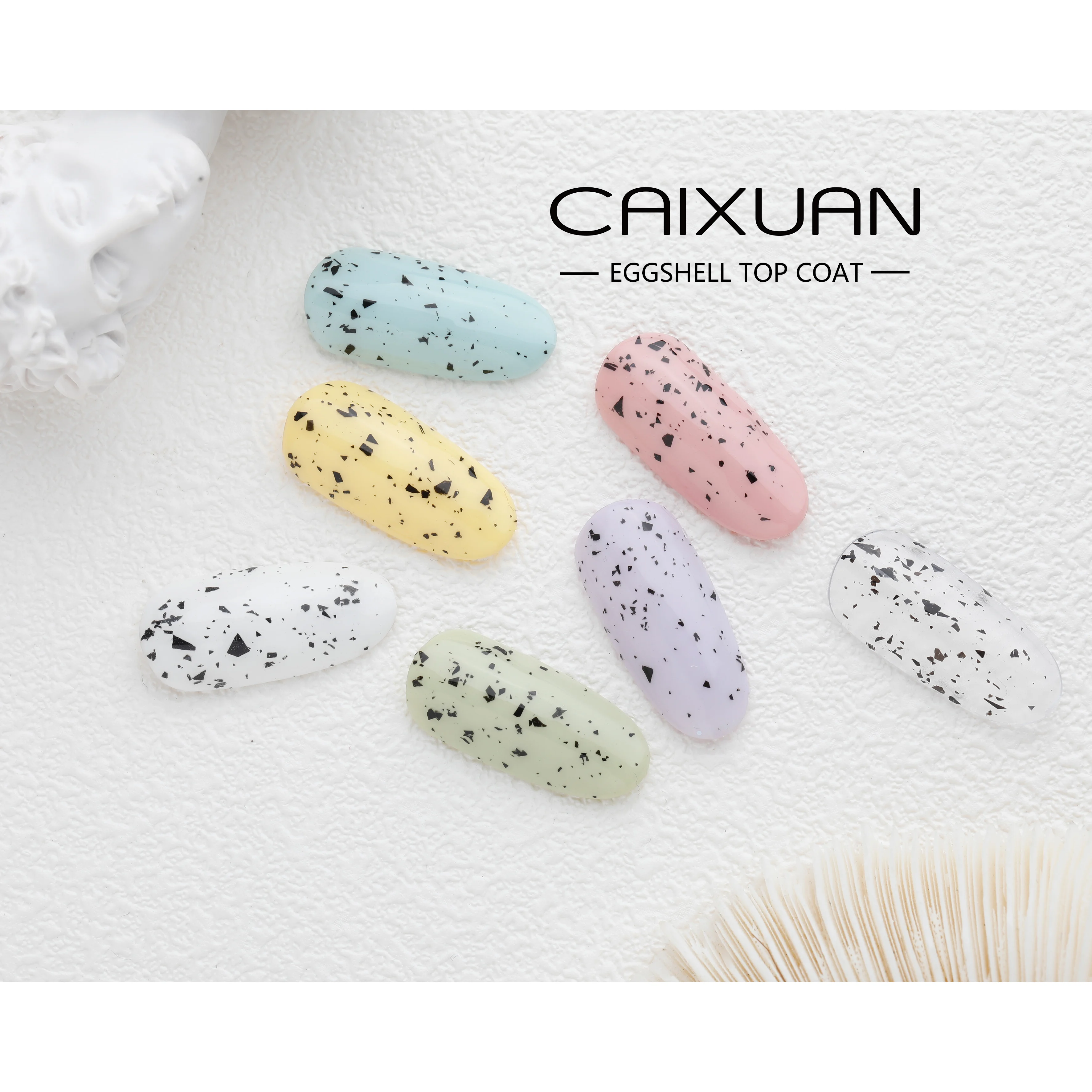 Free Samples Hot Sale UV/LED no wipe super shiny eggshell Top Coat