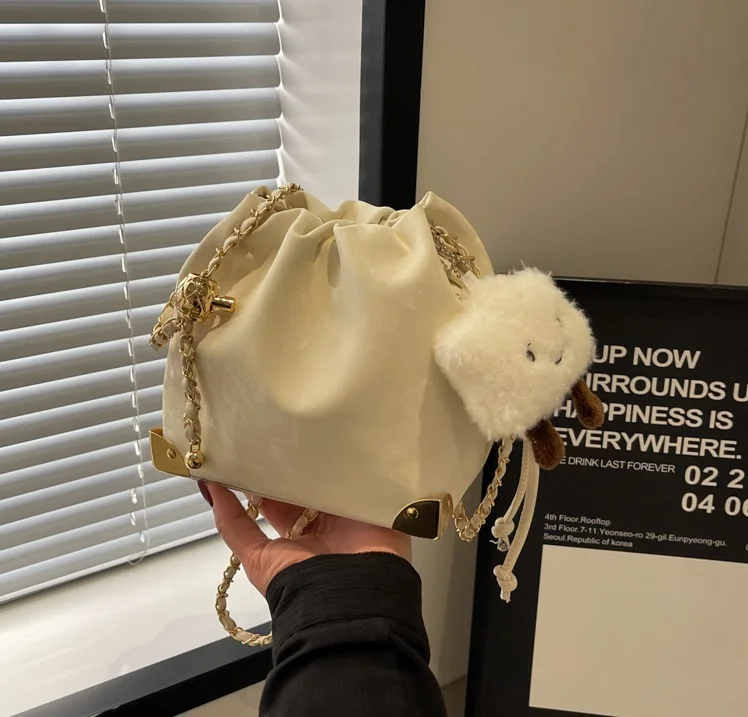 QY8230 новые модные сумки 2024 легкие женские на цепочке нейлоновые тканевые дизайнерские кошельки для женщин