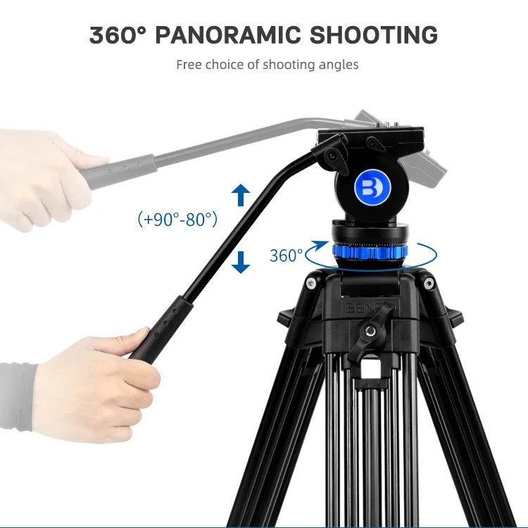 Free Shipping Professional Tripods Compact Digital Video Cameras Tripod System For Video Head-mounted Camcorder Tripod