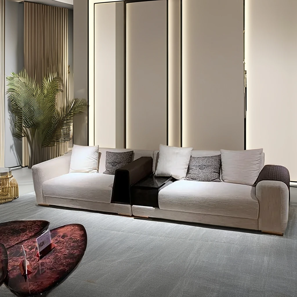 Furnistyle High Quality Modern Sectionals Sofa Customized Modular Modern Design 3 Seater Sofa