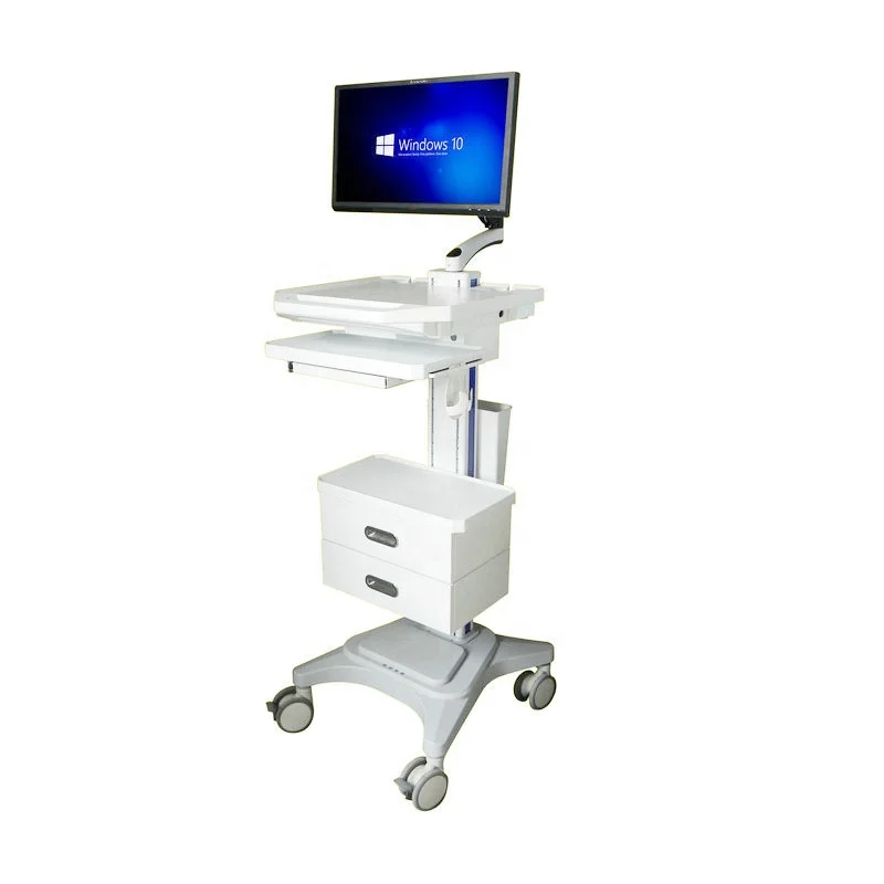 Advanced Trolley ENT Instrument Cart Endoscope Nurse Workstation Trolley for hospital