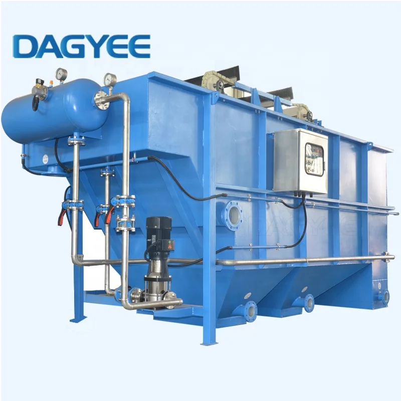 DAF Units Slaughterhouse Flocculant Water Recycling Machine Separator WWTP
