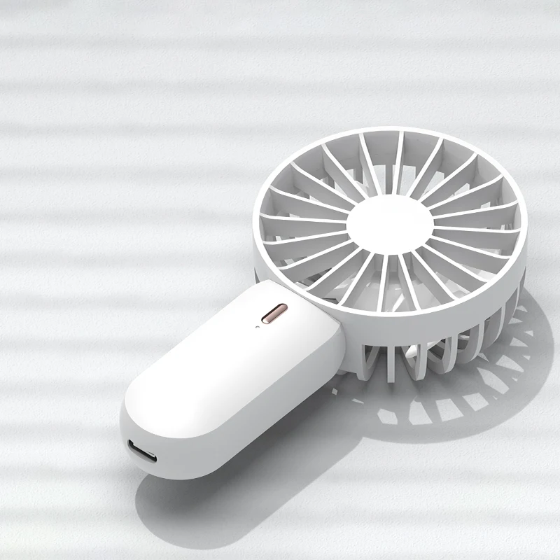 Mini Handheld Fan Personal Portable Fan 3 Speed Adjustable Rechargeable Mini Fan