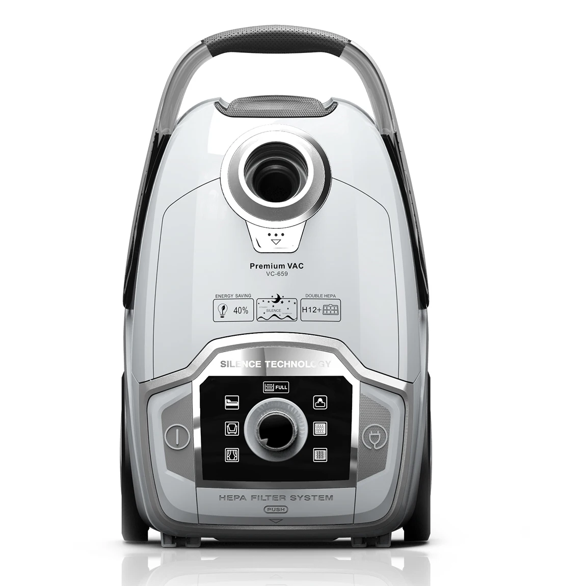 Real silent big bag vacuum cleaner