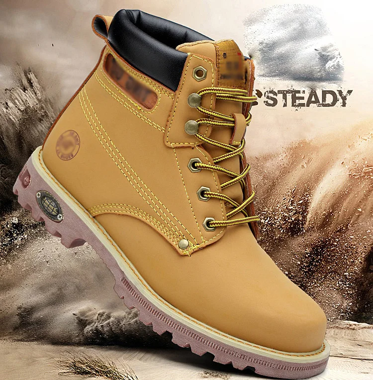 
s1p s2p s3 pu leather climbing cheaper price secure security industrial work safety boots safety shoes for men 