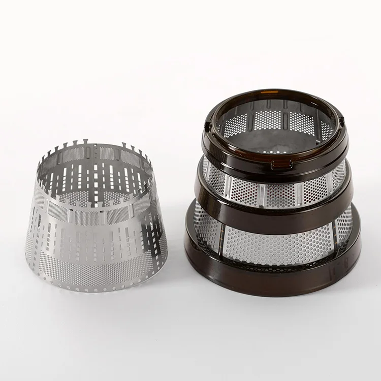 Stainless steel etching custom Professional Coffeemaker or juicer parts colanders fine mesh