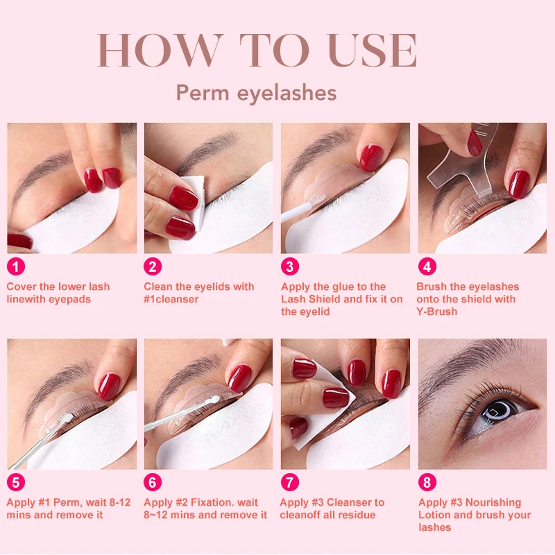 Lash Lift Sachet set Eyelash New Arrival lash perm kit lashlifting Keratin Long lasting Organic lash lift kit