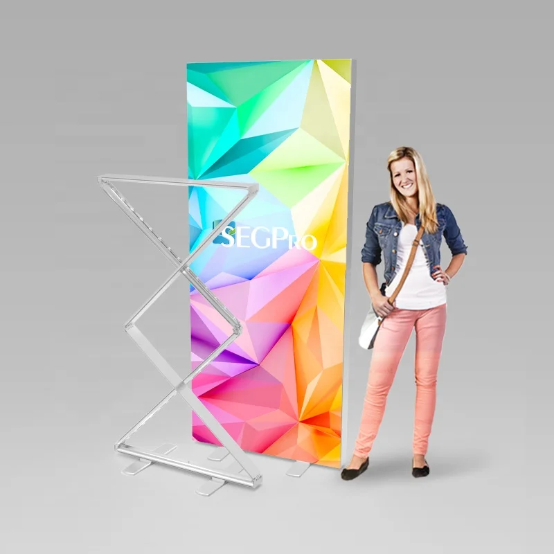 Lintel Agent Wanted Foldable 10s Assembly Led Advertising Light Boxes Aluminum Trade Show Equipment Fabric Light Box