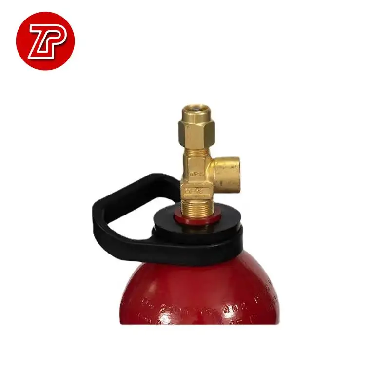 ISO 9809-1 standard 150bar 45kg gas cylinder red co2 gas cylinder