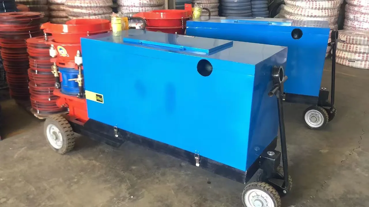 low tension shotcrete machines makes it easy to spray large concrete volumes Concrete Sprayer