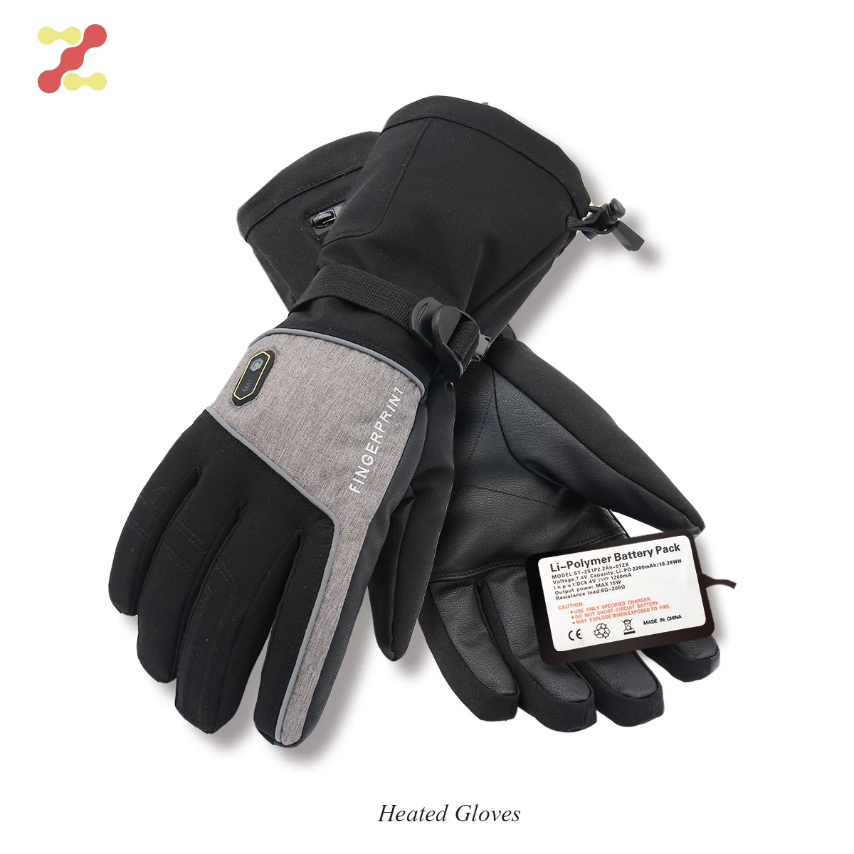 Перчатки с подогревом, теплые зимние перчатки с перезаряжаемой электрической батареей
