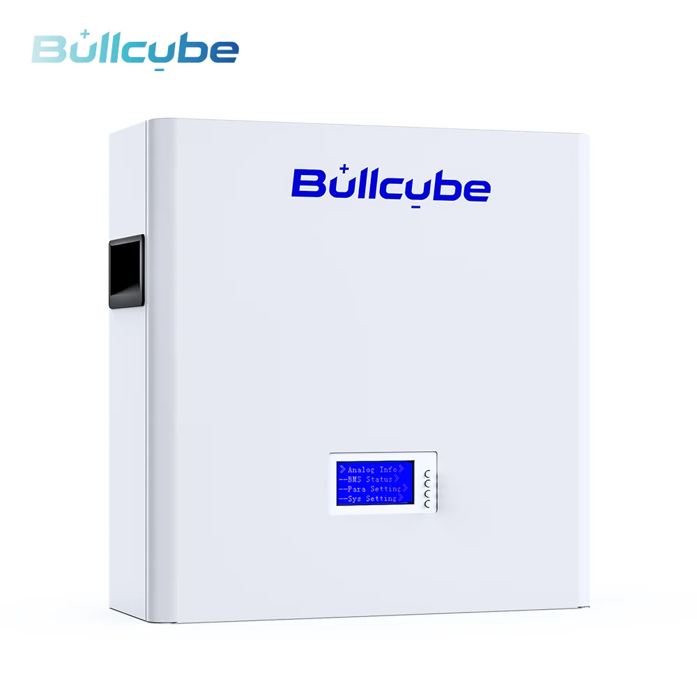 Bullcube Rechargeable Lithium Ion Battery Power Wall 48V 80A 100A Energy Storage LiFePO4 Battery