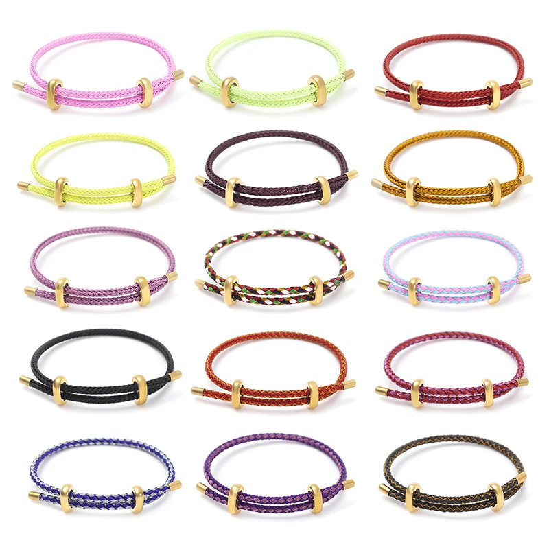 Classic Ethnic Style Unisex Fashion Bracelet 3mm Waterproof Steel Cable Bracelet Stainless Steel Adjustable Wire Rope Bracelet