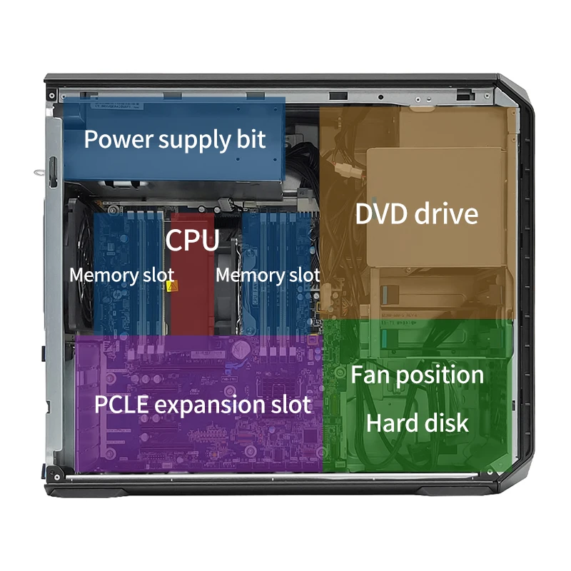 Оригинальная рабочая станция Z4G4 компьютерная поддержка Intel Xeon W-2125 ЦП сервер Tower-HP Z4 G4 б/у ПК рабочие