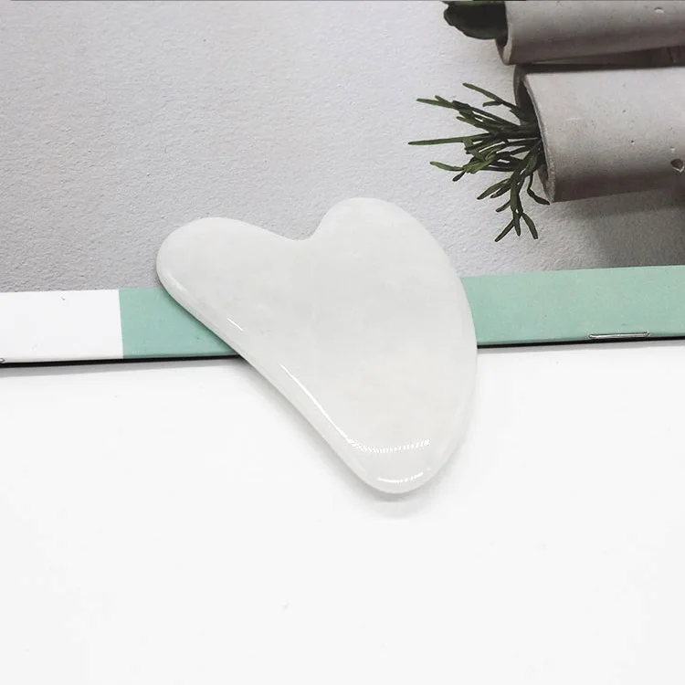 8230254 нефрит Gua Sha каменная доска массажер для лица гуашь скребок Инструмент подтяжки средство удаления морщин кварцевая пластина Guasha