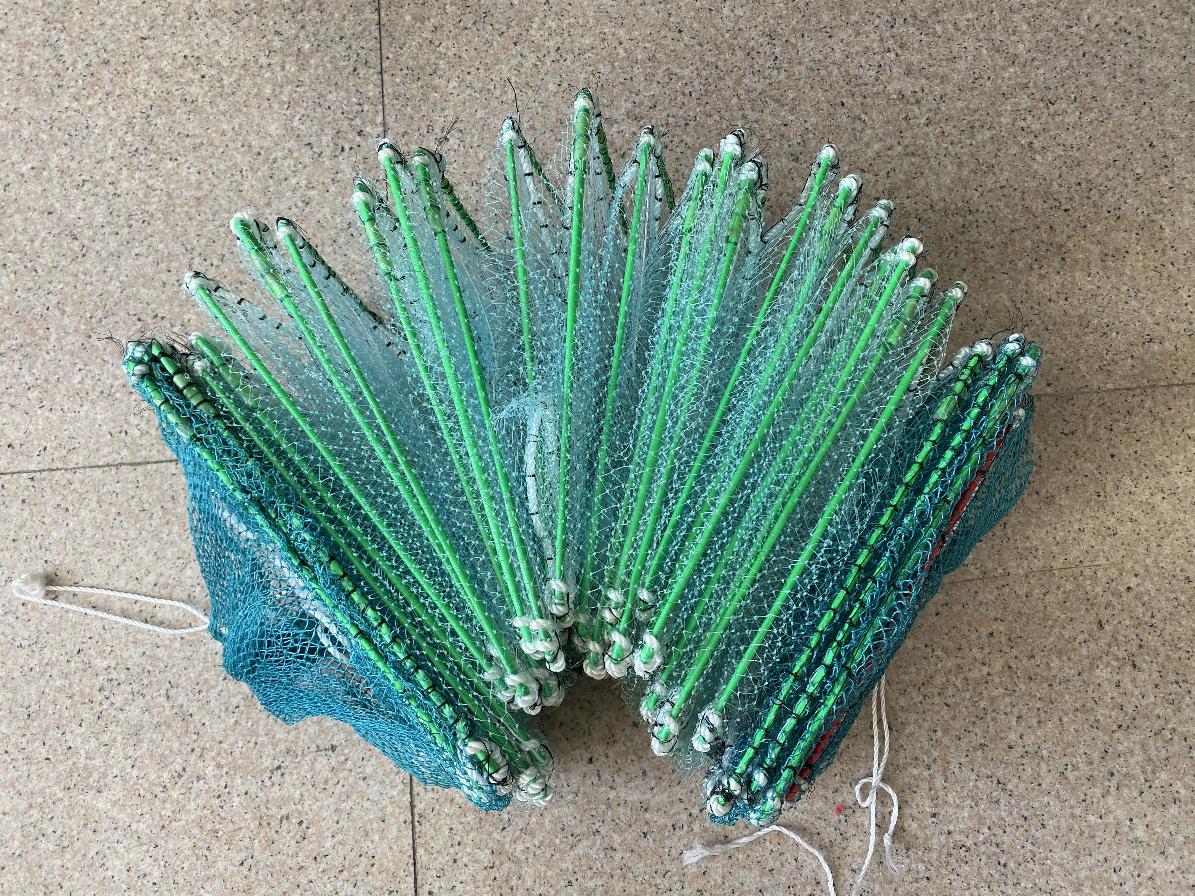 fishing trap with steel frame  22*35CM * 29  frame  9.5meters   4.6  kg  eel trap  fyke  net made in China