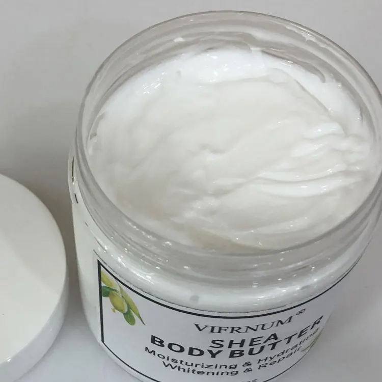 wholesale white shea cocoa scented luxury body butter fruit extract vegan body butter