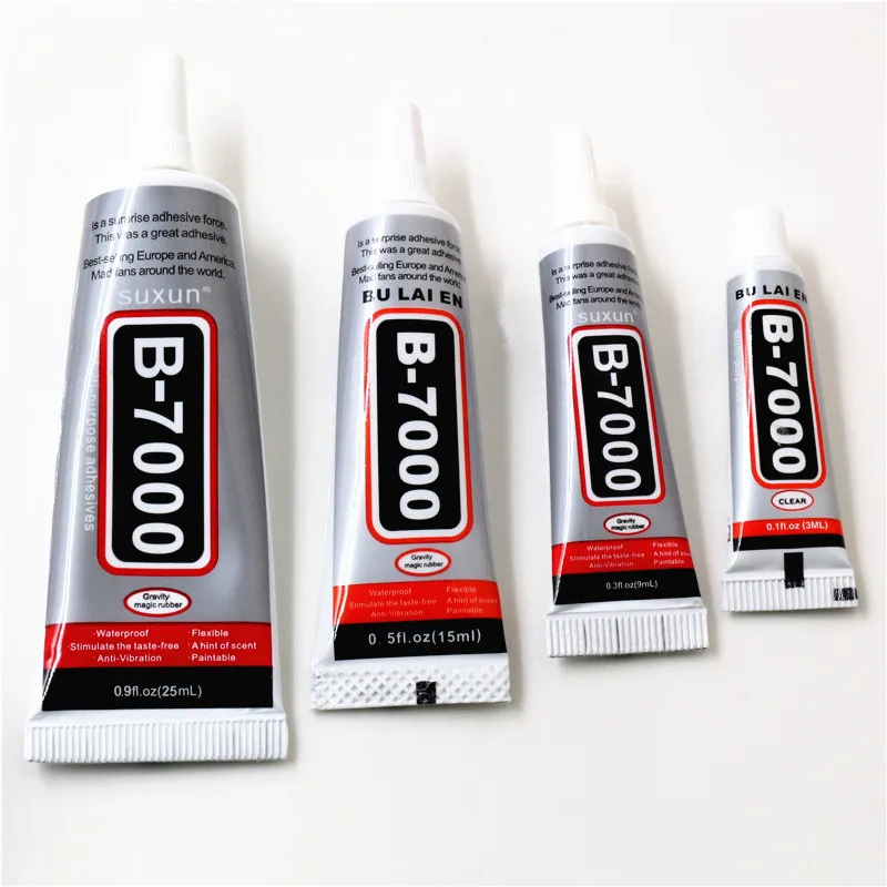 B7000 Glue For Rhinestones Crystal Adhesive Jewelry 3ml 9ml 15ml 25ml Needles Epoxy Resin Diy Jewelry Crafts Glass Supplies