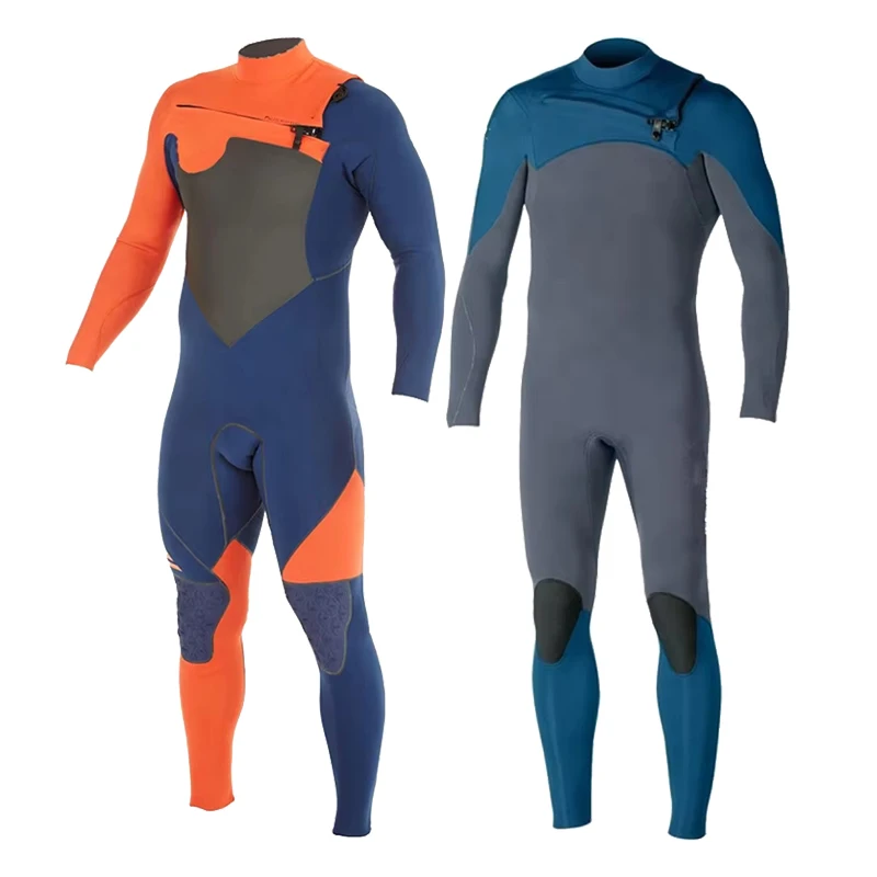 Wholesale Custom Logo Chest Zip 4/3 Wet Suits for Men Printed Yamamoto Neoprene Water Surfing Diving Wetsuit