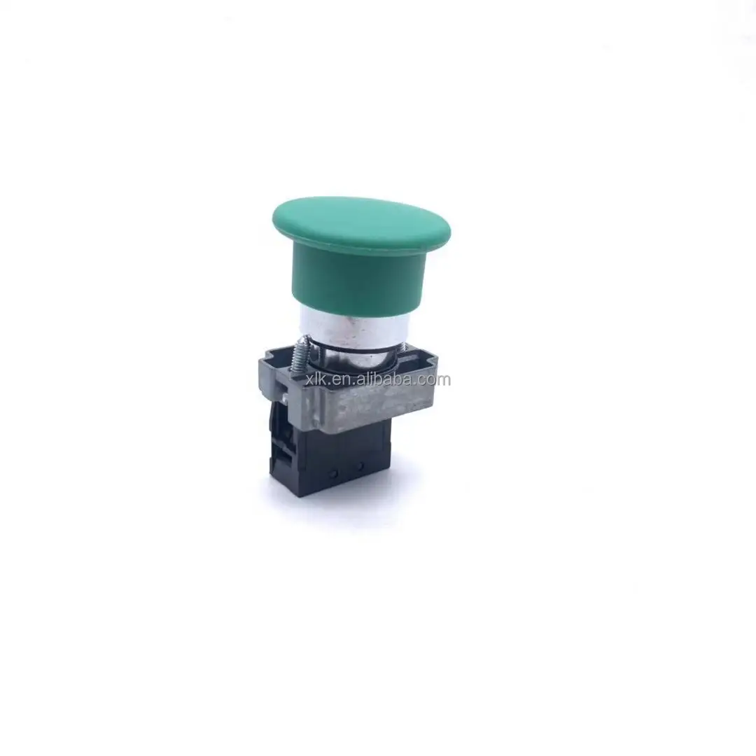 22Mm Ip65 Waterproof Momentary Green Red Slim Emergency Mushroom Head Push Button Switch