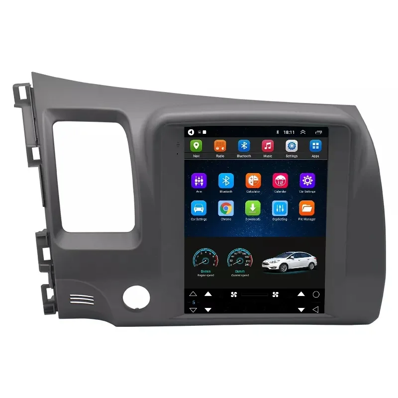 9.7 inch HD Touch screen for 2004-2009 civic LHD Android 9.1 Auto radio Car Stereo System car dvd player