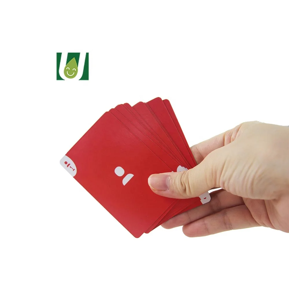 Poker Games Card Printing Playing Cards Supplier Custom Size Gift Thanks Greets Cards