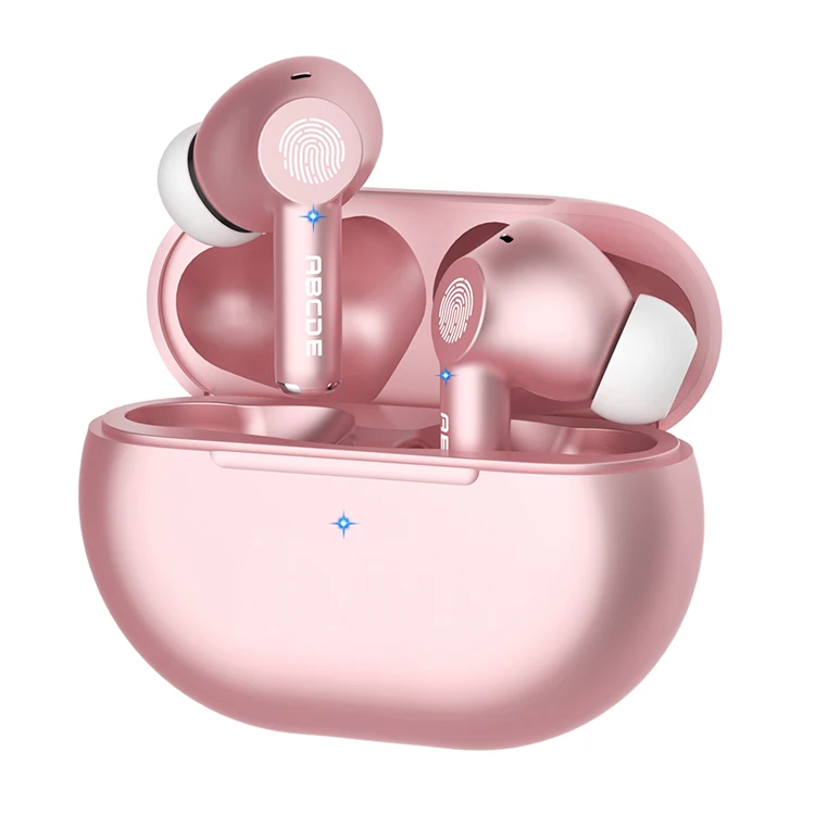 Buds TWS Earphone 35dB Active Noise BLE5.3 Cancelling 4 Mics Wireless Headphone long Battery Life ENC TWS