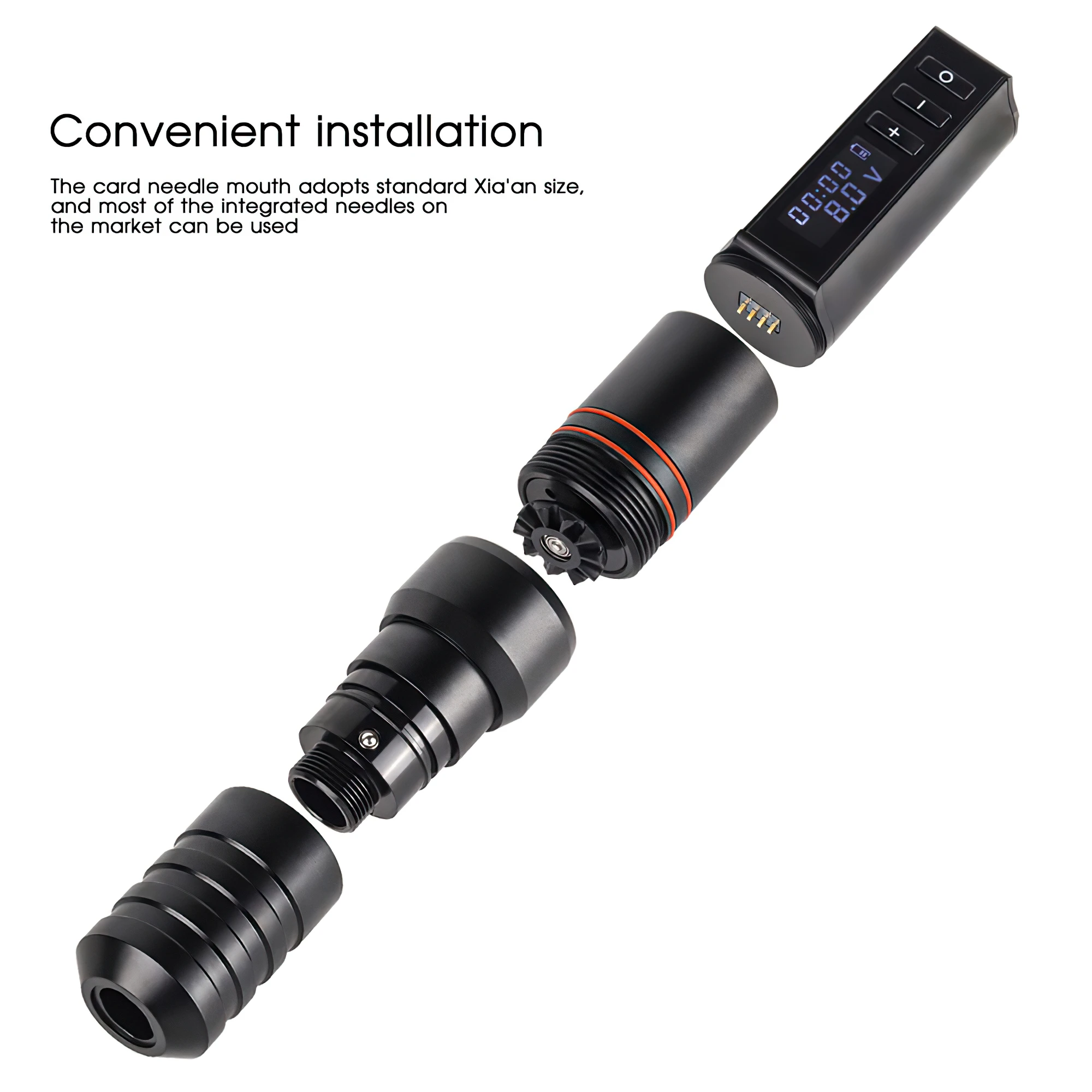 Ambition Hunter Professional Tattoo Machine 2200mAh LED Digital Wireless Tattoo Pen Machine for Body Art