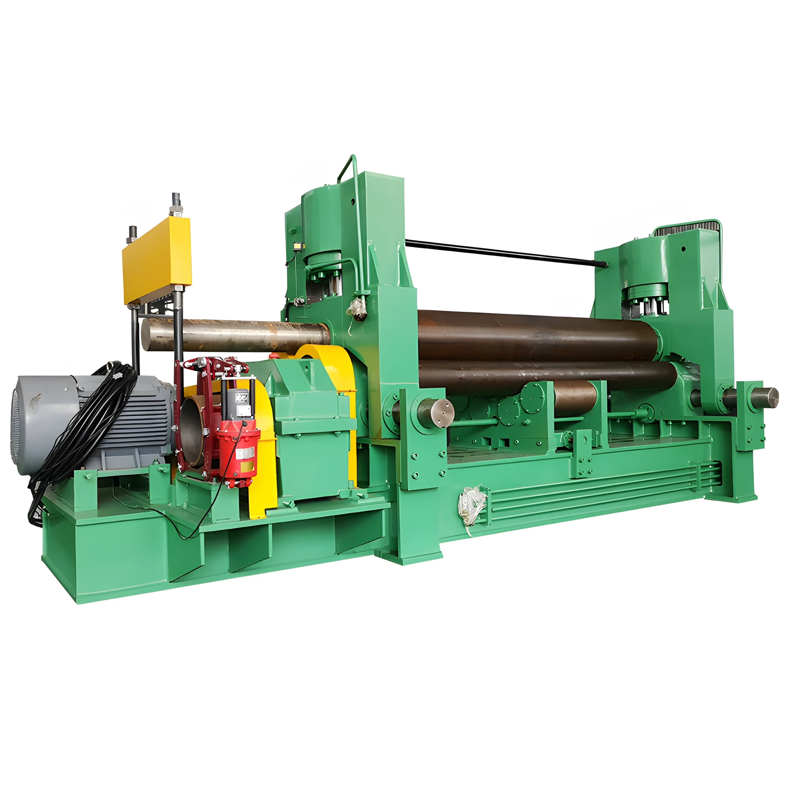 Китай CNC автоматический 4 ролика 12 мм листовая прокатная машина рулонная нержавеющая сталь