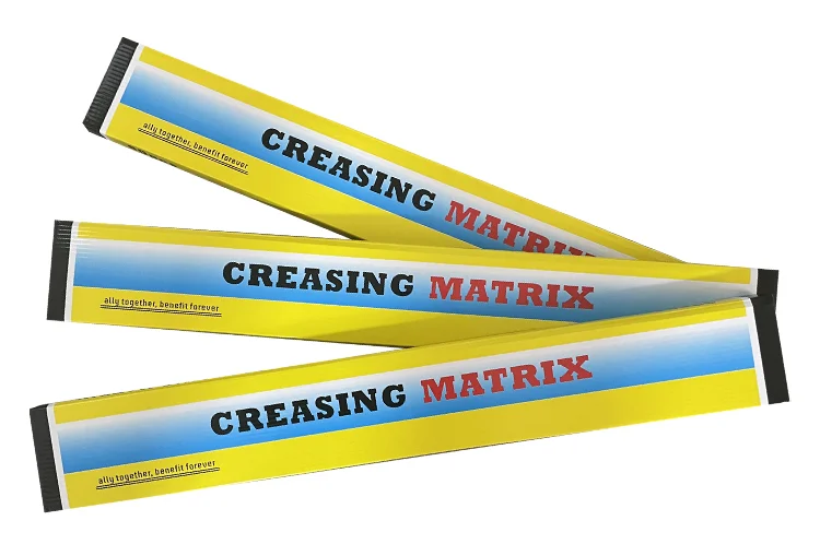 Standard PVC Base Creasing Matrix Economic Price Various Types Option for Die Cutting 48pcs/box