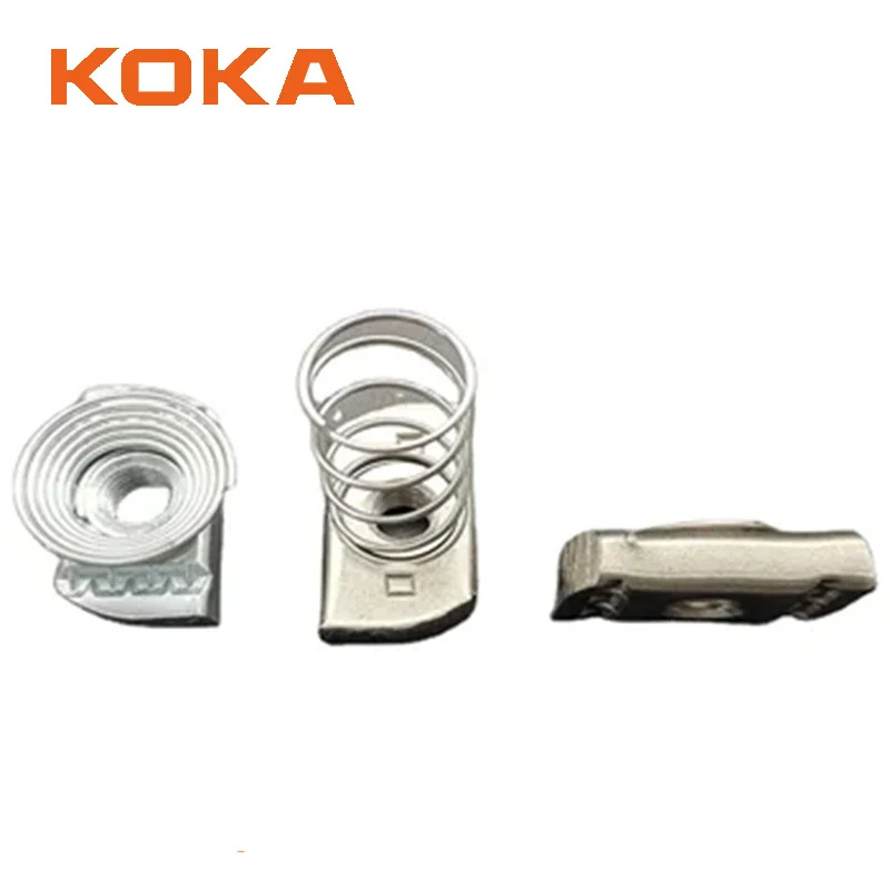 Good Quality Accessories Strut Channel Spring Nut m6 m8 m10 Hot Dip Galvanized Unistrut Channel Spring Nuts