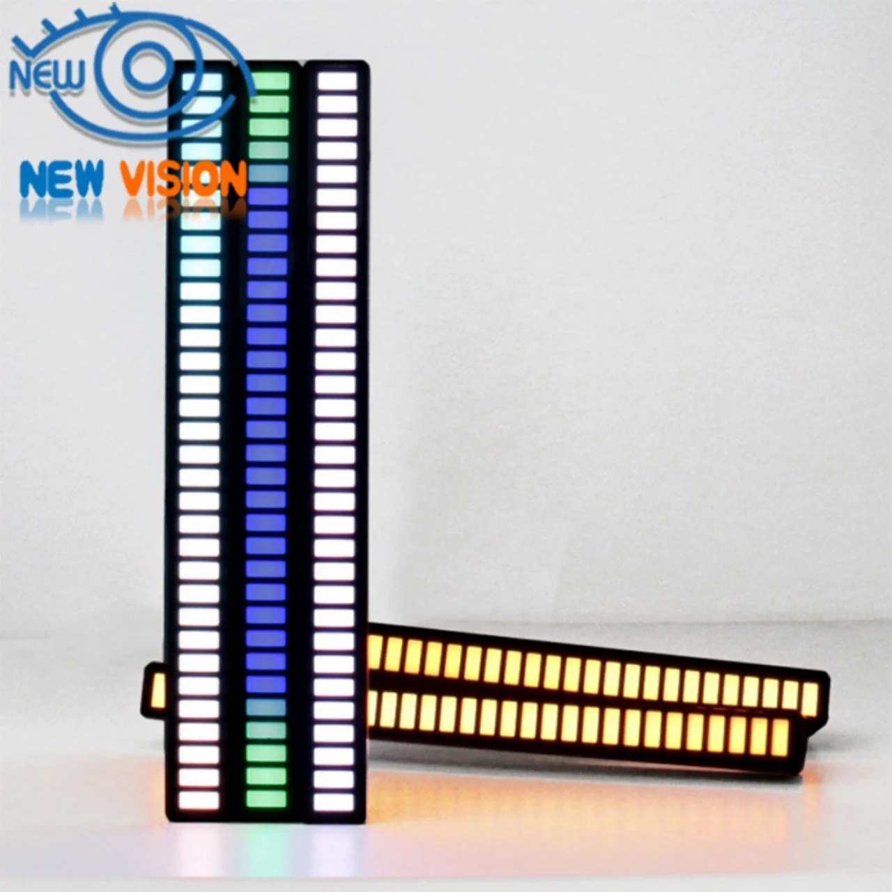 
2021 Atmosphere Light Sound Control Pickup Rhythm Light Dazzle Color Car Table Top Reform LED Color Light 