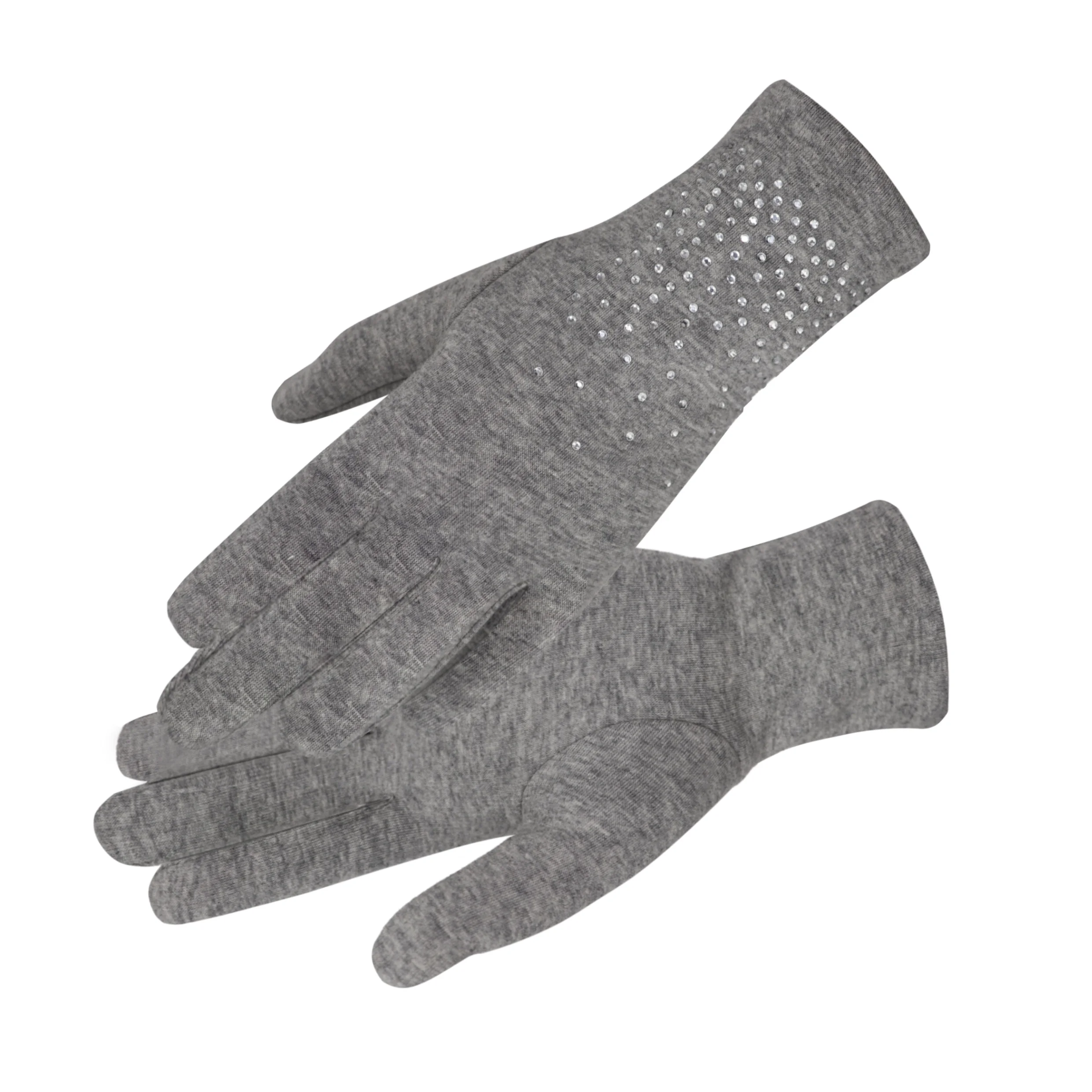 free sample cheap wholesale fashionable mirco velvet sport gloves outdoor with crystal
