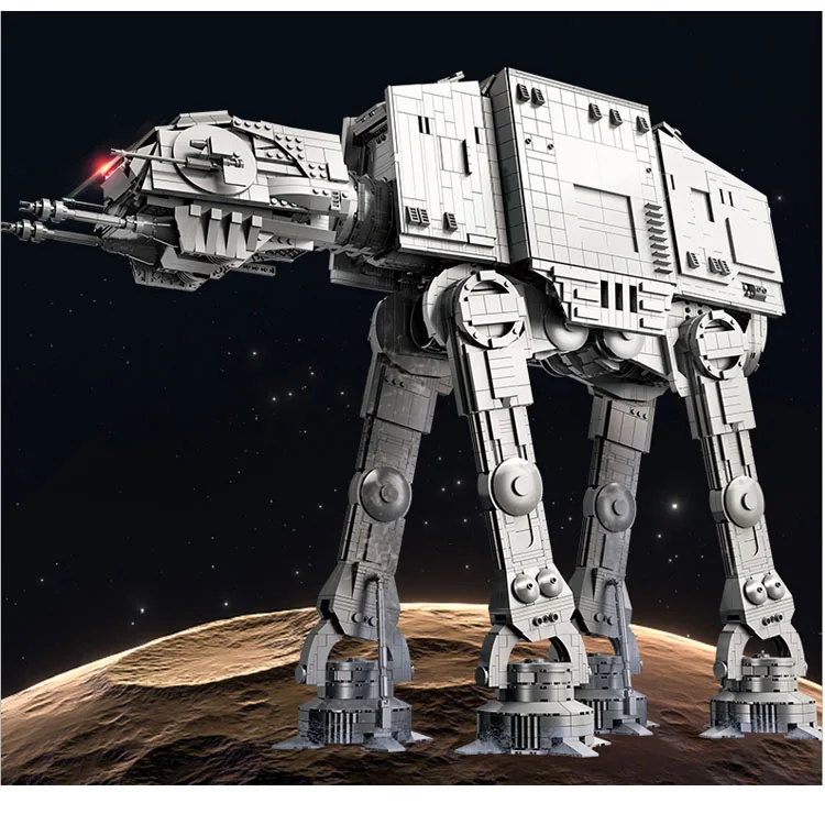 6096 PCS Large AT-AT Walker Model Compatible 75313 Building Blocks Bricks Toys for Boys Birthday Gifts