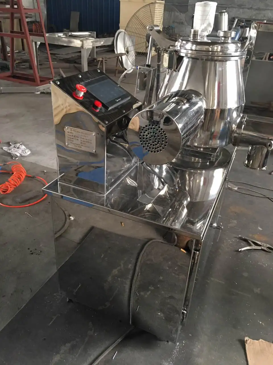 High Speed Powder Pellet Mixer Granulator For The Pharmaceutical Industry Granulating Small Machinery