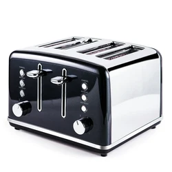 Multi-Function Stainless Steel Electric Bread 4 Sliced Toasters Machine