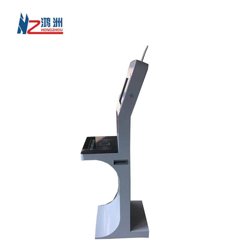 19 Inch Smart Touch Screen RFID Card Reading Self-Checkout Kiosk Floor Standing for Library SDK Function Self-Service Type
