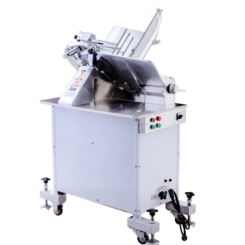 Floor Standing Commercial Meat Slicer Machine 230mm 335mm Full Automatic Meat Slicer For Cutting Frozen Meat Mutton Roll Slicer
