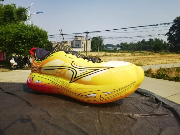 BOYI Shoe Giant customized Inflatable shoe sneaker model balloon for Advertising